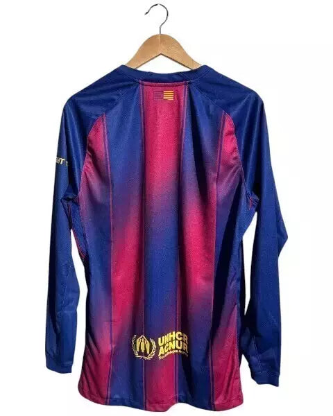Camisa Barcelona Manga Longa Home 25/26 - Torcedor Masculino