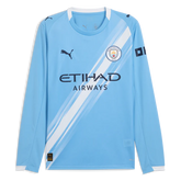 Camisa Manchester City Home - Manga Longa 25/26 - Torcedor Masculina