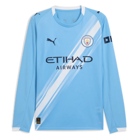 Camisa Manchester City Home - Manga Longa 25/26 - Torcedor Masculina
