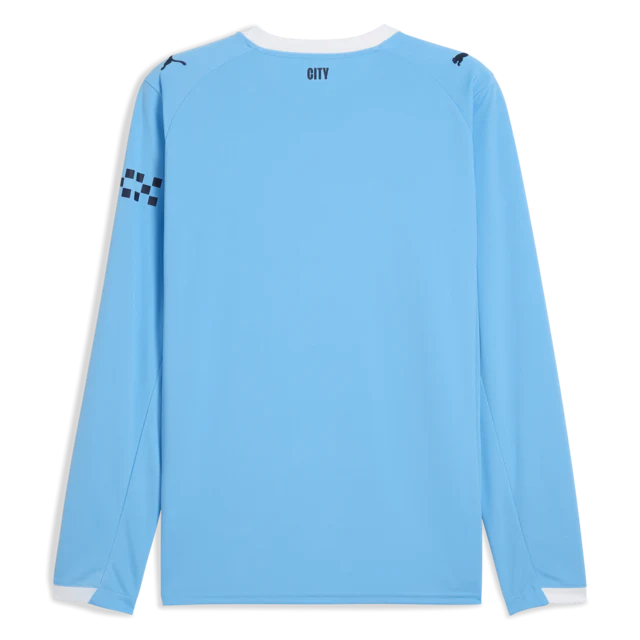 Camisa Manchester City Home - Manga Longa 25/26 - Torcedor Masculina