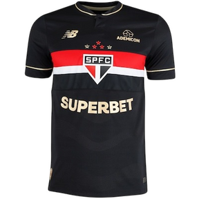 Camisa Tricolor Third 25/26 - Preta (PRÉ-VENDA)
