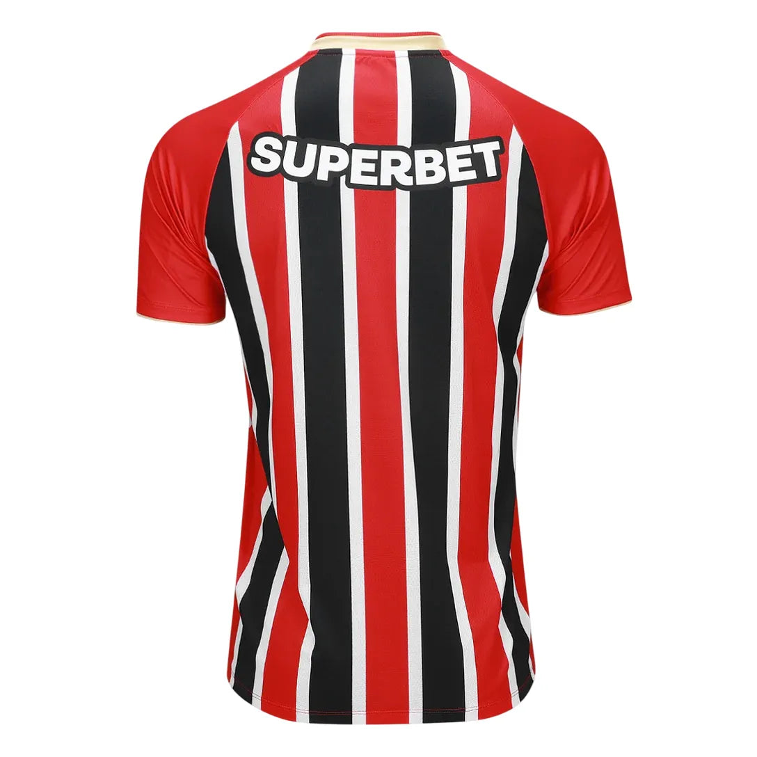 Camisa Tricolor Away 25/26 - Vermelha e Branca