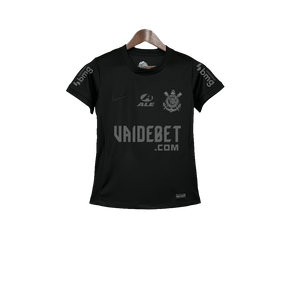 Camisa Corinthians 24/25 II Away - Todos os Patrocínios - Feminina