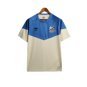 Camisa Santos 23/24 Treino - Bege - Versão Torcedor
