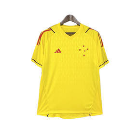 Camisa Cruzeiro 24/25 Goleiro - Amarelo - Versão Torcedor