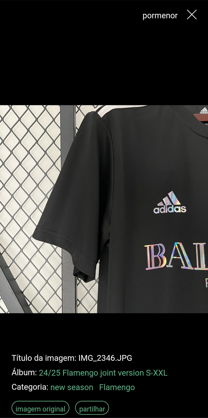 Camisa Flamengo Edição Especial  23/24 - Balmain Torcedor Masculina - Lançamento
