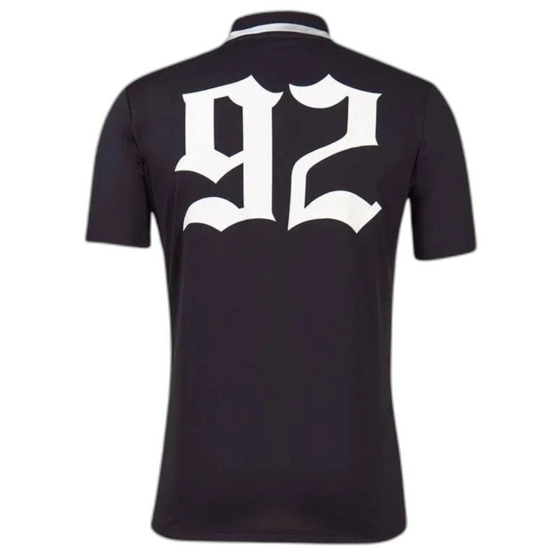 Camisa Santos Charlie Brown JR Preto - Versão Torcedor